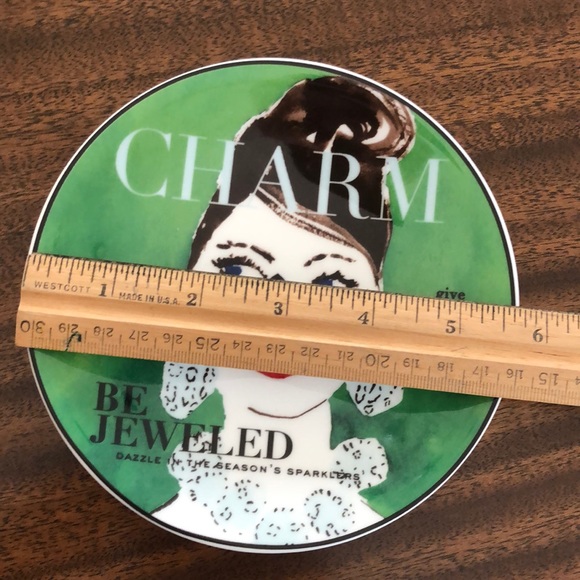 NWT Kate Spade Make Headlines tidbit charm Plates by Lenox - Picture 6 of 12